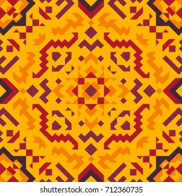 Tribal vector seamless pattern set. Northern fancy abstract geometric art print. Ethnic hipster backdrop. Wallpaper, cloth design, fabric, paper, cover, textile design template.
