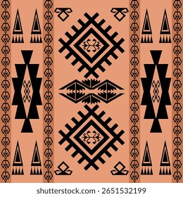  tribal vector seamless pattern,Native American ornament. Ethnic South Western , Boho geometric ornament, Mexican blanket, rug. Woven carpet, illustration, vector,print 300dpi