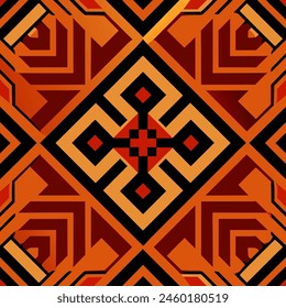 patrón africano sin fisuras de ornamento de Vector tribal