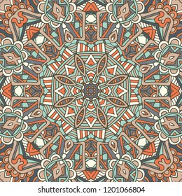 Tribal vintage abstract geometric ethnic seamless pattern ornamental. Indian textile design