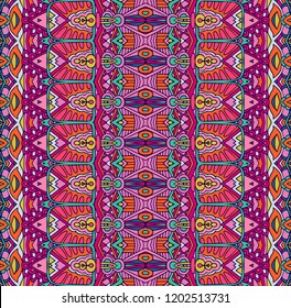 Tribal vintage abstract geometric ethnic seamless pattern ornamental. Indian striped textile design