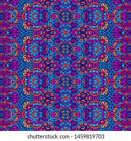 Tribal vintage abstract geometric ethnic seamless pattern ornamental. Indian striped textile design