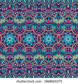 Tribal vintage abstract geometric ethnic seamless pattern ornamental.