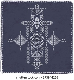 Tribal vintage ethnic background for your business