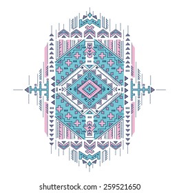 Tribal vintage ethnic background for your business