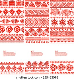 Tribal vintage ethnic banners 