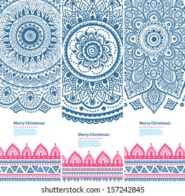 Tribal vintage ethnic banners 