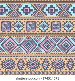 Tribal vintage ethnic seamless 