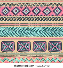 Tribal vintage ethnic seamless 