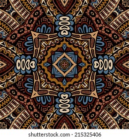 Tribal vintage ethnic seamless vector  pattern ornamental