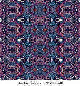 Tribal vintage ethnic seamless vector  pattern ornamental