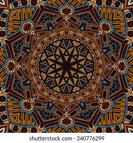 Tribal vintage ethnic seamless vector pattern ornamental
