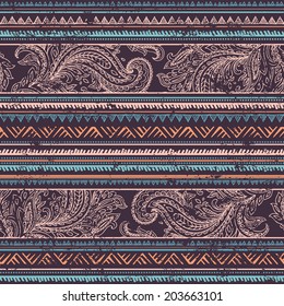 Tribal vintage ethnic seamless for your business