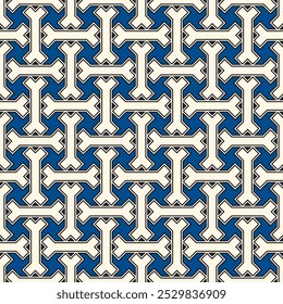 Tribal wallpaper. Seamless image. Ethnic ornament. Folk pattern. Geometric backdrop. Mosaics motif. Grid background. Digital paper. Textile print. Web design illustration. Abstract vector art.
