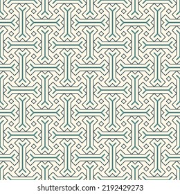 Tribal wallpaper. Seamless vector. Ethnic ornament. Folk pattern. Geeometric backdrop. Mosaics motif. Grid background. Digital paper. Textile print. Web design. Abstract image.