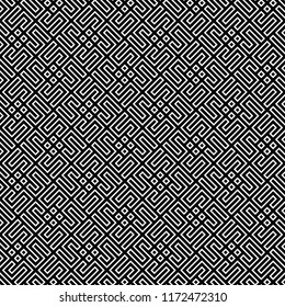 Tribal wallpaper. Symbols background. Ethnic signs. Mosaic motif. Ancient embroidery ornament. Digital paper, textile print, surface texture, web design, tribe pattern, backdrop. Seamless abstract. 