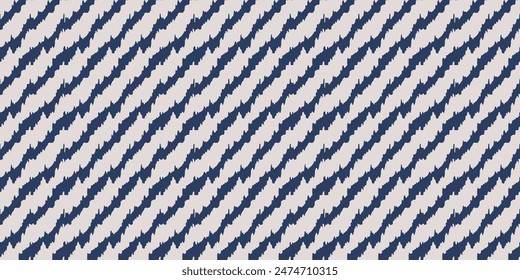 Tribal white blue line slash cross , Ethnicity botanical fashion colorful drawing beautiful textile ornamental ogee endless ornament seamless trendy endless pattern illustration stripe vector print 