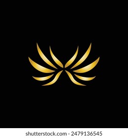 Tribal wings suitable for tattoo design
