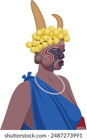 Tribal woman in traditional look
