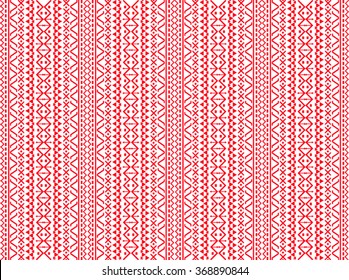 Tribal,ethnic pattern with geometric elements in vector.