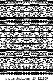 Tribal,ethnic pattern,background with geometric elements.