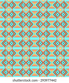 Tribal,ethnic pattern,background with geometric elements in vector.