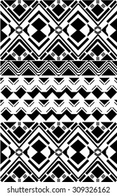 Tribal,ethnic pattern,background with geometric elements in vector.