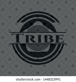 Tribe black badge. Vector Illustration. Detailed.