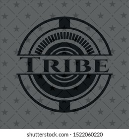 Tribe dark emblem. Retro. Vector Illustration. Detailed.