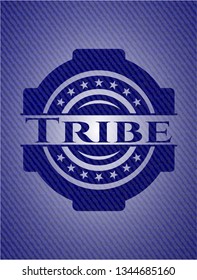 Tribe with jean texture
