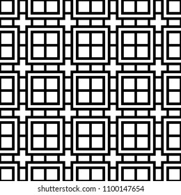 Tribe motif. Ethnic wallpaper. Ancient mosaic. Ethnical folk image. Tribal ornament. Embroidery background. Digital paper, web design, textile print, backdrop. Seamless abstract art. Vector artwork.