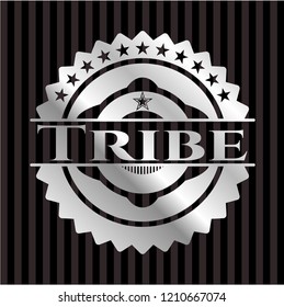 Tribe silver shiny emblem