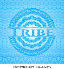 Tribe water representation badge background.