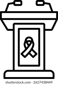 Tribune Creative Vector Icon Design