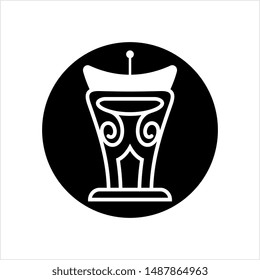 Tribune Icon, Podium, Dias Vector Art Illustration