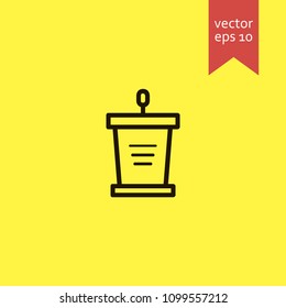tribune. tribune icon. sign design. Vector EPS 10.