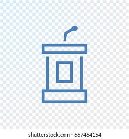  Tribune icon Vector. 