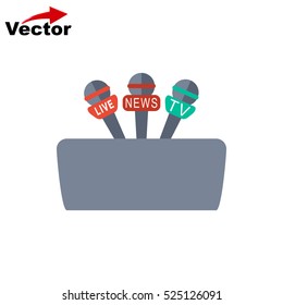 tribune icon, vector tribunal icon, isolated  stadium icon