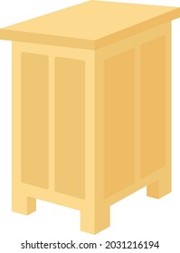 Tribune for school lessons semi flat color vector object. Platform to perform presentation and speech. Podium isolated modern cartoon style illustration for graphic design and animation