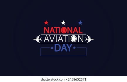 A Tribute to Aviation USA Flag Illustration for National Aviation Day