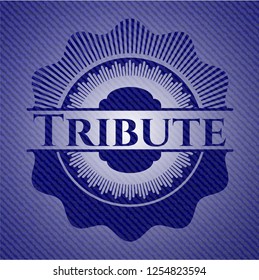 Tribute denim background