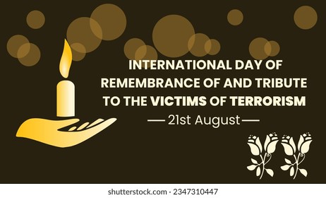 Tribute to the Victims of Terrorism Banner