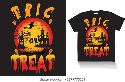 tric or treat halloween design