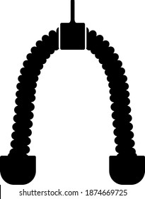 Tricep Rope Handle Cable icon , vector
