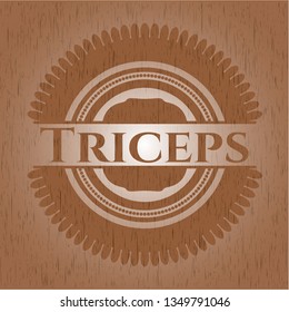Triceps wood emblem