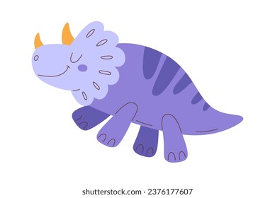 Triceratop Dinosaur Animal Vector Illustration