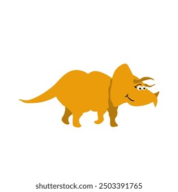 triceratops cute - vector illustration