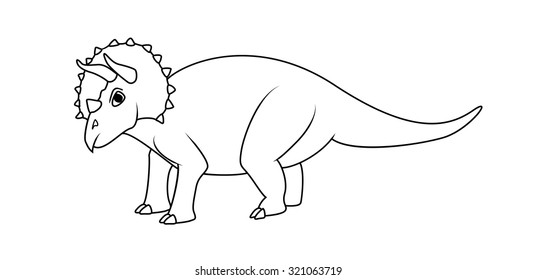 Triceratops dinosaur