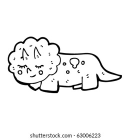 triceratops dinosaur cartoon