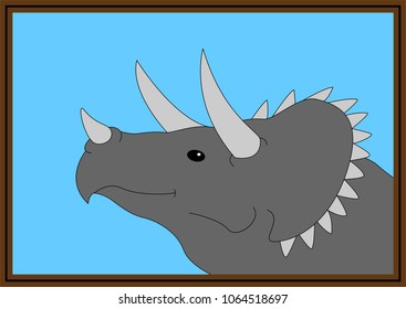 Triceratops funny selfie